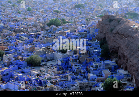 Indien, Rajasthan, Jodhpur, die blaue Stadt Stockfoto