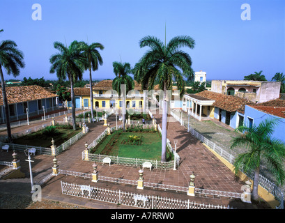 Kuba, Provinz Sancti Spiritus, Trinidad, der Plaza Mayor (Quadrat) Stockfoto