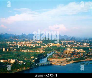Luftaufnahme der Stadt, China Stockfoto
