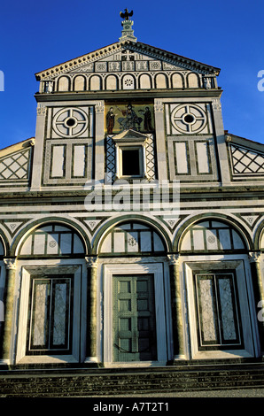 Italien, Toskana, Florenz, die Kirche San Miniato al Monte Stockfoto