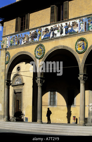 Italien, Toskana, Pistoia, Ospedale del Ceppo Stockfoto