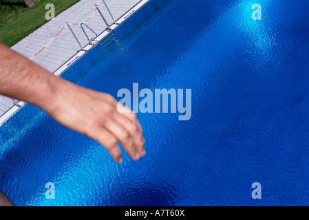 Nahaufnahme der Hand des Mannes Stockfoto