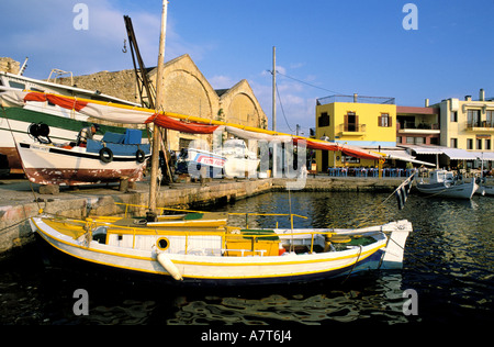 Griechenland, Kreta, Chania, der Hafen Stockfoto