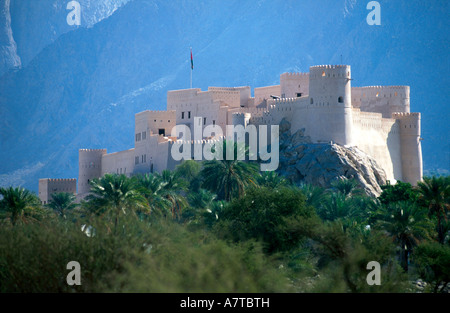Fort am Hügel, Oman, Vereinigte Arabische Emirate Stockfoto