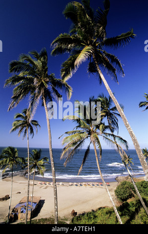 Indien, Goa Zustand, wenig Vagator beach Stockfoto