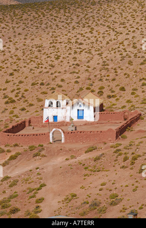 MACHUCA Kirche chilenische Altiplano Atacama Wüste Chile Stockfoto