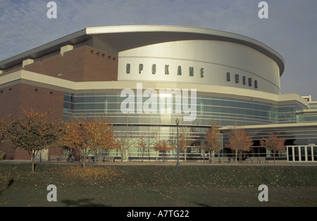 NA, USA, Washington, Spokane, Spokane Arena; fallen Stockfoto