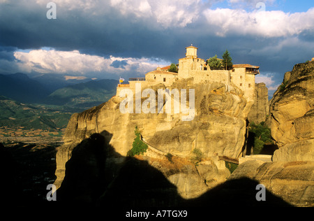 Griechenland, Meteora, das Kloster Varlaam Stockfoto