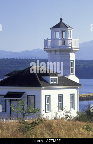 NA, USA, Washington, Port Townsend Leuchtturm Stockfoto