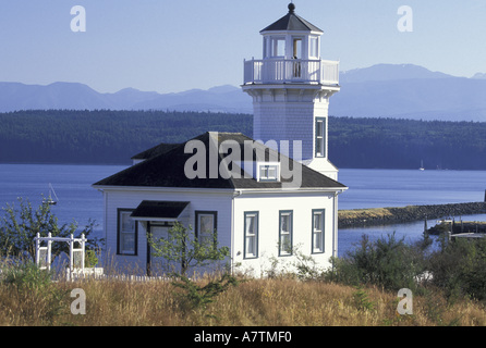 NA, USA, Washington, Port Townsend Leuchtturm Stockfoto