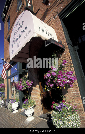 NA, USA, Washington, Port Townsend. Architekturdetail, Bischof.  Victorian Hotel Stockfoto