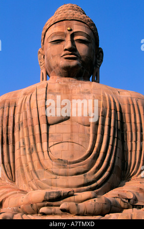 Indien, Bihar Zustand, Bodhgaya (wo Buddha erlangte Erleuchtung), Big Buddha (82,02 ft hoch) Stockfoto