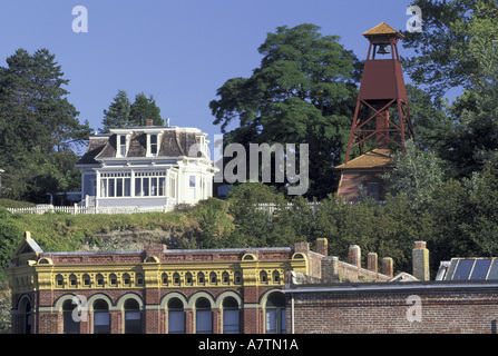 NA, USA, Washington, Port Townsend. Glockenturm Stockfoto