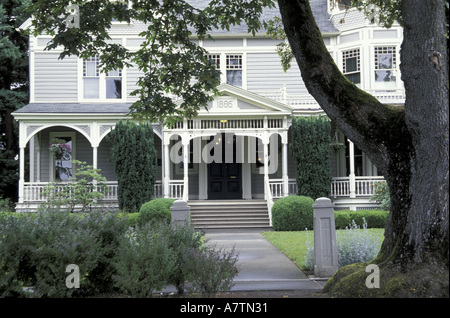 NA, USA, Washington, Vancouver. Das Marshall-Haus, Fort Vancouver NHS Stockfoto