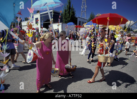 USA, WA, Seattle, Fremont. Sommer-Sonnenwende Parade Stockfoto