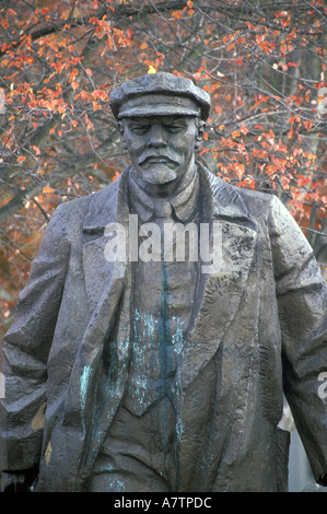 USA, Washington State, Seattle, Fremont Nachbarschaft. Historische Lenin-Statue. Stockfoto