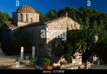 Neben der Kirche, Rhodos, Dodekanes, Griechenland Stockfoto