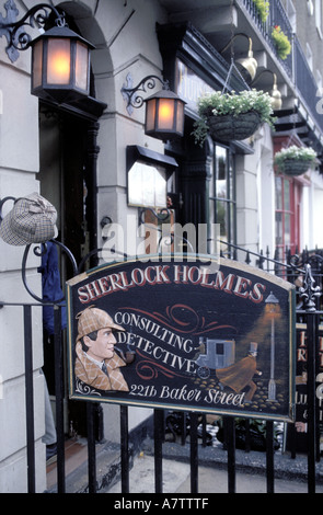 Vereinigtes Königreich, London, Baker Street, Sherlock Holmes museum Stockfoto