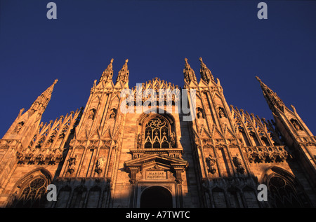 Italien, Lombardei Region, Mailand, Domplatz gelegen, im historischen Zentrum, die Kathedrale im gotischen Stil Stockfoto