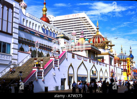 Trump Taj Mahal und Casino auf dem Boardwalk Atlantic City New Jersey Stockfoto