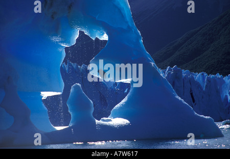 Eisberg-Gletscher Perrito Moreno Patagonien Argentinien Stockfoto