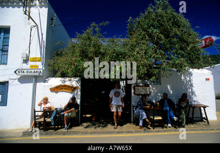 Dorf von Sant Carles de Peralta-Ibiza-Balearen-Spanien Stockfoto
