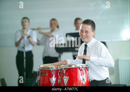 Oakdale Comprehensive School Oakdale Blackwood Ost Südwales Stockfoto