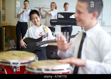 Oakdale Comprehensive School Oakdale Blackwood Ost Südwales Stockfoto