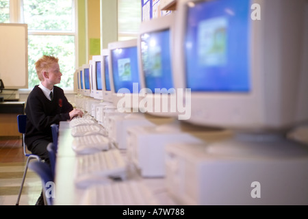 Oakdale Comprehensive School Oakdale Blackwood Ost Südwales Stockfoto