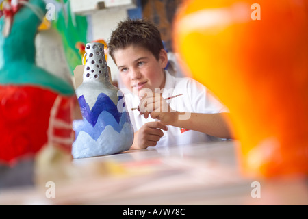 Oakdale Comprehensive School Oakdale Blackwood Ost Südwales Stockfoto