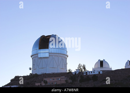 Teleskope an der Spitze der Welt Stockfoto