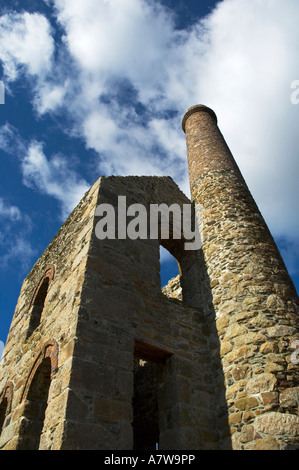 eine restaurierte Tin mine in der Nähe von Redruth, Cornwall, england Stockfoto