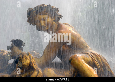 Brunnen des Gottes Bacchus Wein in das Schloss von Versailles Stockfoto