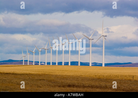 McBride See Windpark in der Nähe von Fort Macleod in southern Alberta Kanada Stockfoto