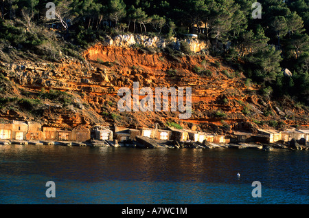 Cala oder Strand Salada Ibiza Balearische Inseln, Spanien Stockfoto