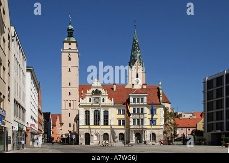 Altes Rathaus, Ingolstadt, Bayern, Deutschland Stockfoto