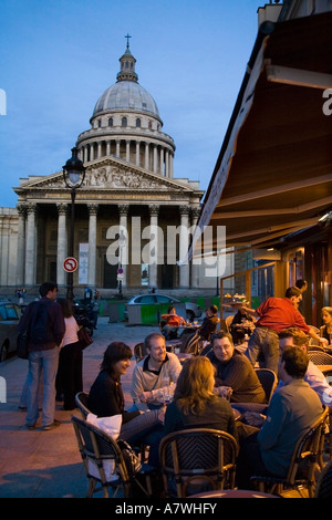 Pantheon, Café, Quartier Latin, linken Ufer, Paris, Frankreich Stockfoto