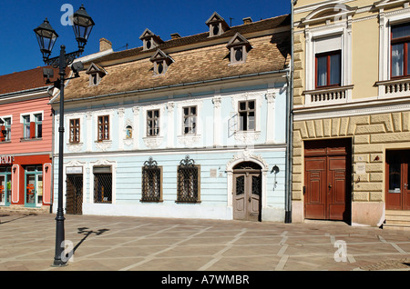 Stadtplatz, historischen alten Stadt von Esztergom, Ungarn Stockfoto