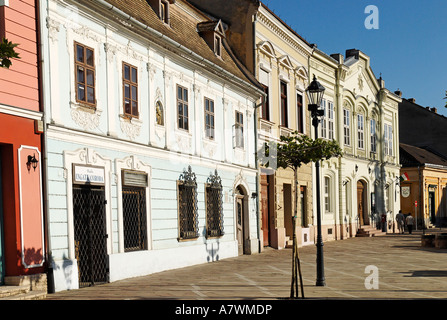 Stadtplatz, historischen alten Stadt von Esztergom, Ungarn Stockfoto