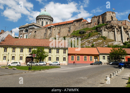 Burg und Dom von Esztergom, Ungarn Stockfoto