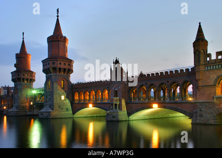 Oberbaumbruecke, Berlin, Deutschland Stockfoto