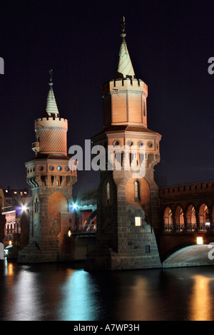 Oberbaumbruecke, Berlin, Deutschland Stockfoto