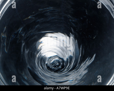 Nahaufnahme der Wirbel Wasserwirbel Stockfoto