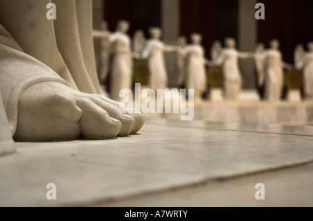 Detail einer Skulptur in der Halle der Befreiung, Kelheim, Bayern, Bayern, Deutschland Stockfoto