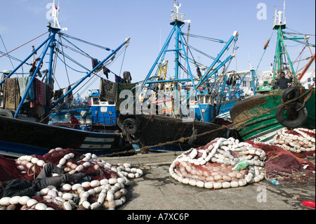 Marokko, Casablanca: Fischerhafen Port de Peche Stockfoto