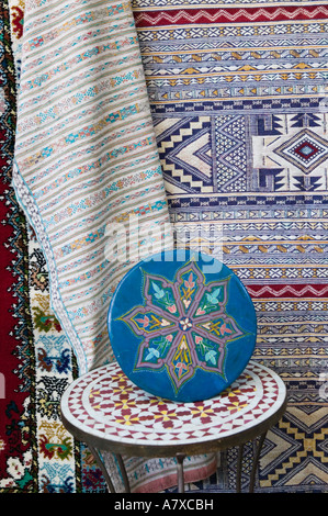 Marokko, Rabat: Medina, Rue des Konsuln, marokkanische Souvenirs Stockfoto