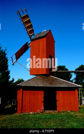 Europa, Skandinavien, Finnland Ahvenanmaa, Aland Inseln, Mariehamn, Sund, Jan Karlsgarden. Stockfoto