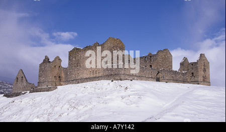 RUTHVEN-KASERNE IN DER NÄHE VON KINGUISSE IN DEN HIGHLANDS VON SCHOTTLAND, VEREINIGTES KÖNIGREICH Stockfoto