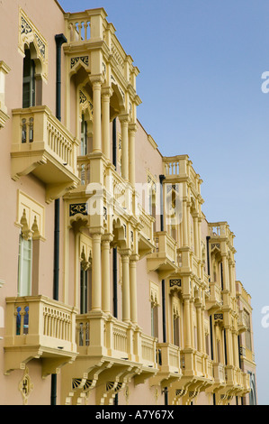 Italien, Sizilien, TAORMINA: Excelsior Palace Hotel / aussen Detail Stockfoto