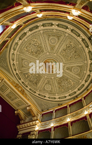 Italien, Sizilien, NOTO: Schönsten Barockstadt innen Sizilien Theater Teatro Comunale Vittorio Emanuele III Stockfoto